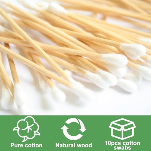 1200 Individually Wrapped Cotton Swabs - Travel Size Double Tipped Buds