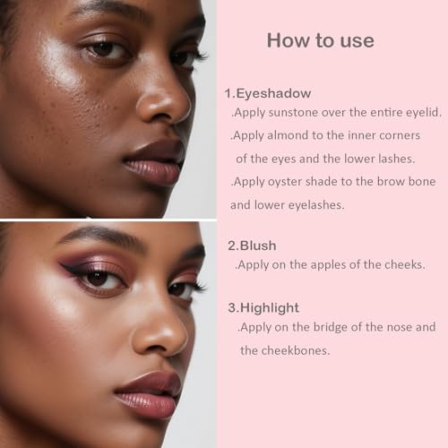 Best of The Baked Makeup Palette,Highly Pigmented, Long-Wearing,7Colors Full Size Baked Palette Includes 1Bronzer, 1Blush, 2Highlighters and 3Eyeshadows,Travel-Friendly Baking Makeup,Gifts for Girls.