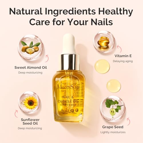 MelodySusie Milk & Honey Cuticle Oil - 25ML Nourishing Nail & Hand Care