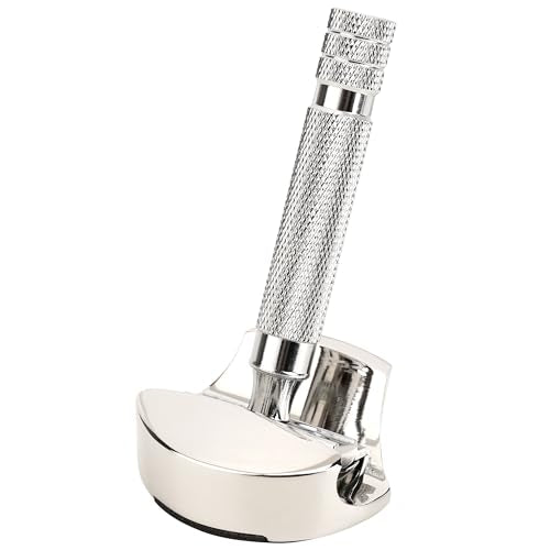 Linkidea Stainless Steel Razor Stand, Universal Safety Razor Holder for Bathroom