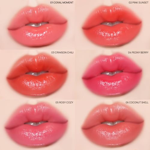 YNM Candy Gloss Balm 02 Pink Sunset - Moisturizing Lip Balm, 3g