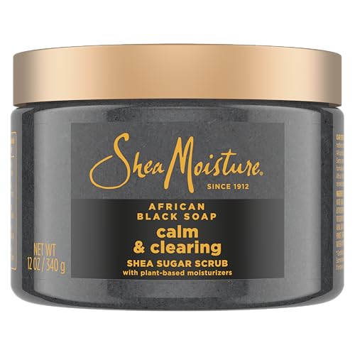 SheaMoisture African Black Soap Body Scrub for Melanin-Rich Skin - 12oz