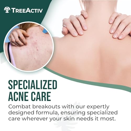 TreeActiv Back Acne Spray with 2% Salicylic Acid & Tea Tree Oil - 4 fl oz