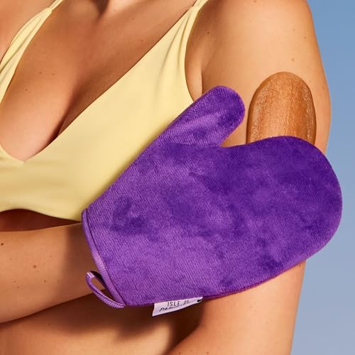 Isle of Paradise Self-Tan Mitt - Reusable, Double-Sided Applicator with Hyaluronic Acid