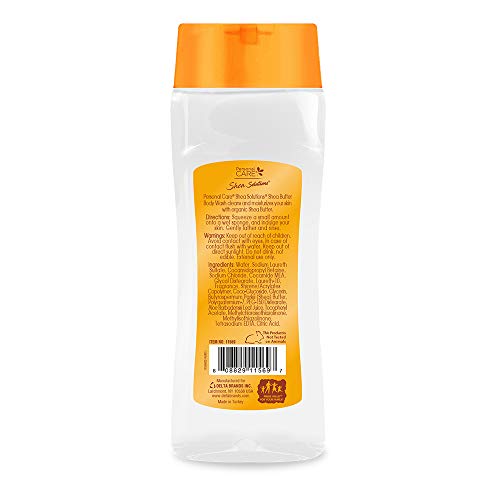 Shea Solutions Organic Shea Butter Body Wash - Moisturizing 12 Oz