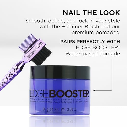 Style Factor Mini Hammer Brush for Edges & Baby Hair – Travel Size