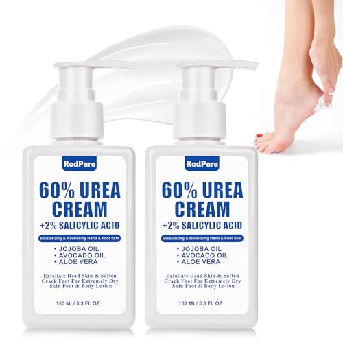 60% Urea Foot Cream with Salicylic Acid - Deep Moisturizing for Cracked Skin