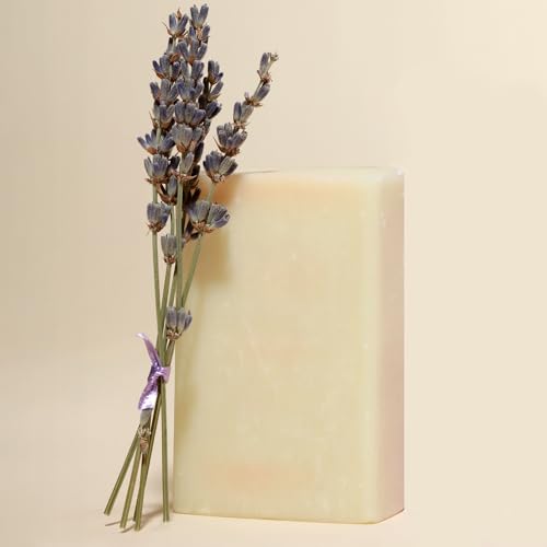 Dr. Natural Castile Bar Soap Lavender 4oz Pack of 2 - Anti-Acne & Sensitive Skin