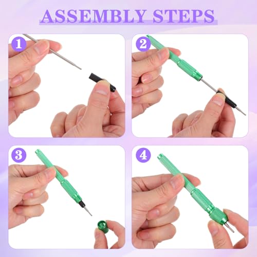 EXCEART 20-Piece Tattoo Marking Pen Set - Precision Aluminum Stencil Tool