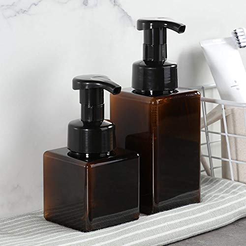 UUJOLY Foaming Soap Dispenser - 15 oz (Pack of 4, Amber)