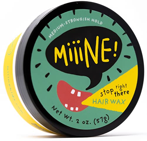 MiiiNE! Natural Hair Styling Pomade for Kids - Medium-Strong Hold, 2oz