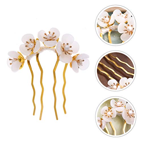 Beaupretty Vintage Petal Hair Stick Set of 3 - Traditional Chinese Hairpins