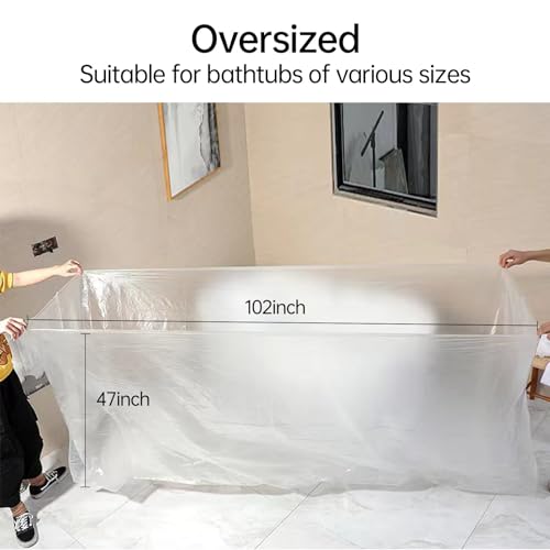 Swingers 10 Pack Disposable Bathtub Cover Liners - Waterproof & Thickened