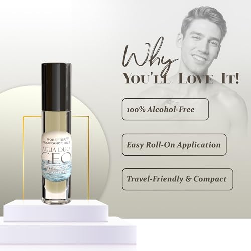 MOBETTER Fragrance Oils Acqua Duo Geo Men's Body Oil - Long-Lasting
