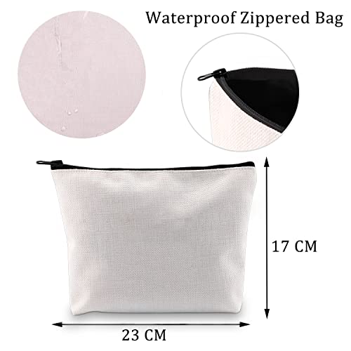 MBMSO Life is a Beautiful Ride Bicycle Travel Makeup Bag Waterproof Cosmetic Pouch