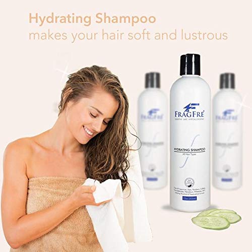 Fragfre Hydrating Cucumber Shampoo - 8 Fl Oz, Sulfate-Free, Pack of 1
