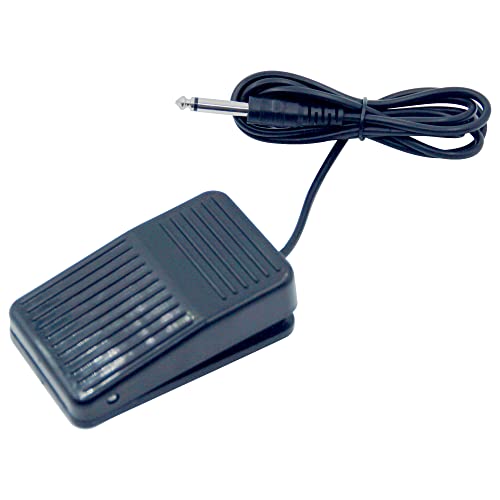 DOWEI Tattoo Foot Pedal Switch with 5ft Power Cord for Tattoo Machine & Power Supply