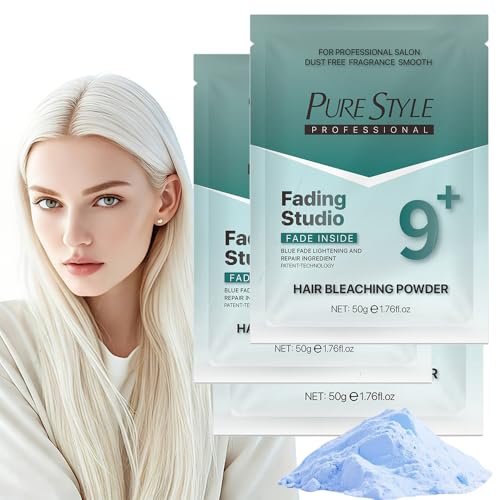 YSNStyle 3-Pack Ammonia-Free Hair Bleach Powder 150g - Blue Fade Technology