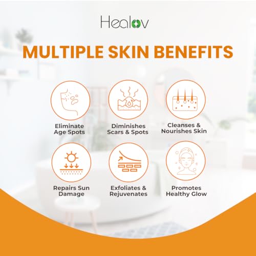 Healov Turmeric Body Wash – Natural Skin Brightening Soap