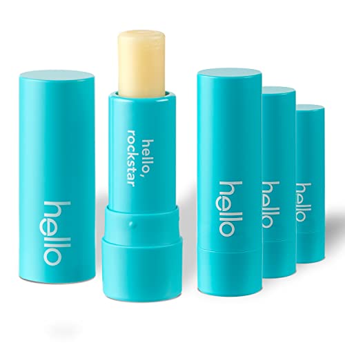 Hello Vegan Moisturizing Lip Balm, Sweet Mint, 4-Pack