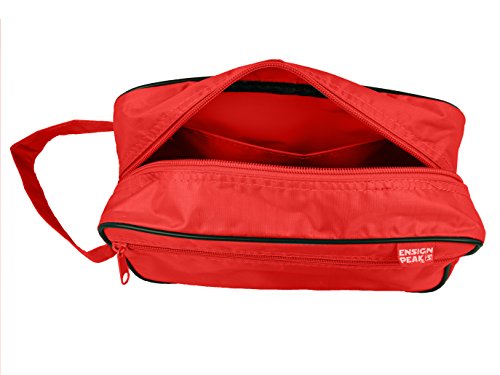 Ensign Peak Red Toiletry Travel Bag - Durable & Versatile