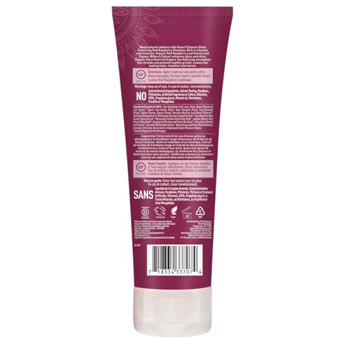 Desert Essence Red Raspberry Shampoo - Enhances Shine & Volume, 8 fl oz