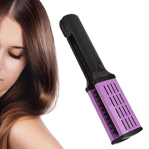 ANGGREK V-Shaped Hair Straightening Brush - Anti-Static Detangling Comb
