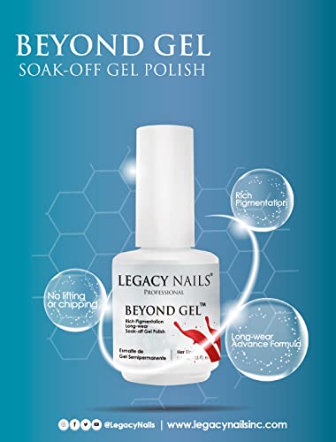 LEGACY NAILS Beyond Gel Soak-Off Nail Polish - Her Lips 0.5 fl oz