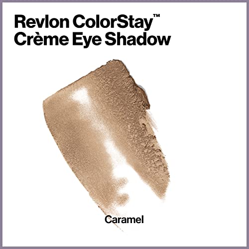 Revlon ColorStay Creme Eye Shadow Caramel 0.18 oz - Long Wear, Built-in Brush