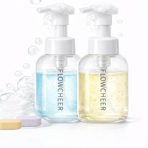 Flowcheer Foaming Hand Soap Starter Kit - 2 Dispensers + 2 Tablets (Variety)