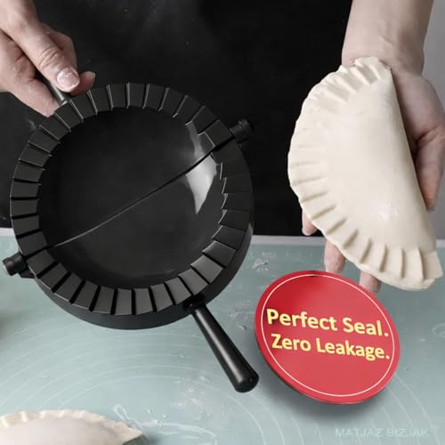 6-Inch Jumbo Empanada Maker Press - Professional Dough Cutter & Sealer