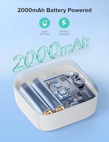 Siinsay Ultrasonic Retainer Cleaner, 170ml Portable Machine for Aligners