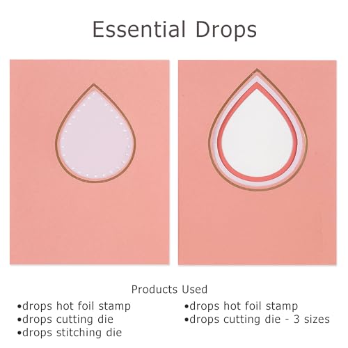 Essential Drops Nesting Die Set for Card Making & Scrapbooking