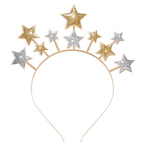 New Year Eve Headband A - Glitter Star Hair Accessory for Women & Girls