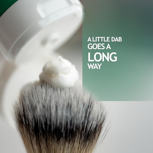 Lather & Wood Eucalyptus Shaving Cream for Men - 6oz Premium Smooth Lather