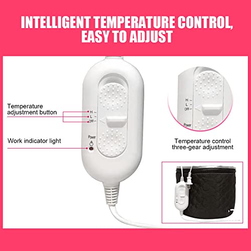 Longzhuo Electric Hair Steamer Cap with Temperature Control for Deep Conditioning