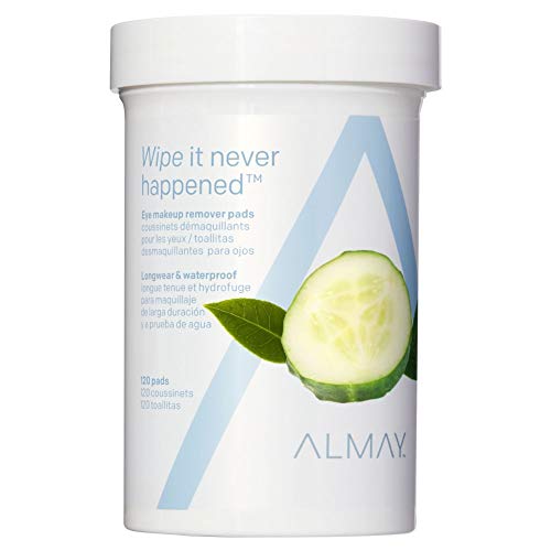 Almay Longwear Waterproof Eye Makeup Remover Pads - 120 Count