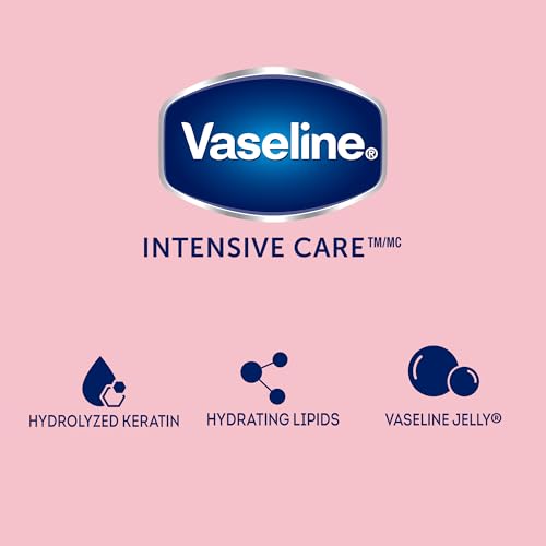 Vaseline Hand & Nail Cream with Keratin 75ml - Moisturizes Dry Hands & Strengthens Nails