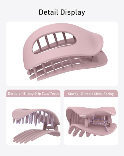 6 Pack Non-Slip Hair Claw Clips for Women - Color 03
