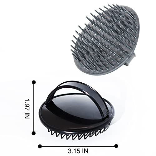 Silicone Scalp Massager Shampoo Brush for Hair Growth & Dandruff Relief