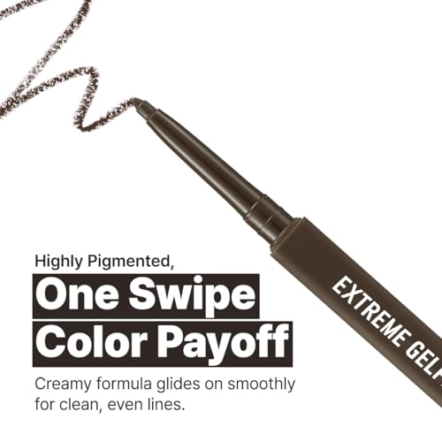 CLIO Extreme Gelpresso Eyeliner Pencil Black Brown 001 - Waterproof, High Pigment