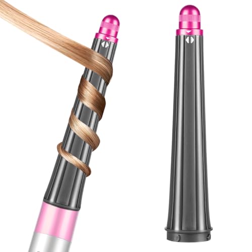 Fuchsia Conical Barrel Attachment for Dyson Airwrap Styler 0.8-1.4 Inch