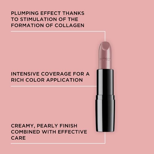 ARTDECO Perfect Color Lipstick - Royal Rose - Long Lasting, Plumping Formula with Hyaluronic Acid