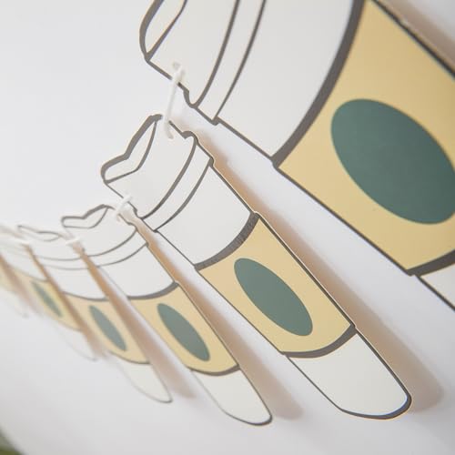 Coffee Birthday Party Banner - Festive Cafe Decorations