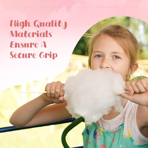Honeydak 100 Pcs Cotton Candy Cones - 13.8 Inch Food-Grade Paper for Parties