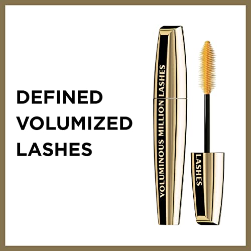L'Oreal Paris Voluminous Million Lashes Mascara - Blackest Black, 0.3 Fl Oz