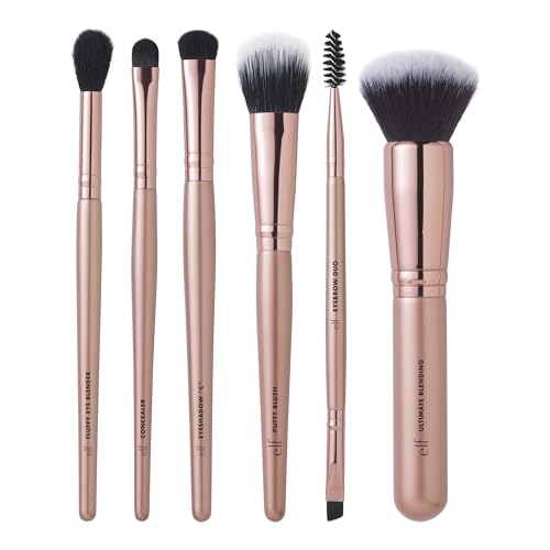 e.l.f. Flawless Face Kit - 6-Piece Vegan Makeup Brush Set