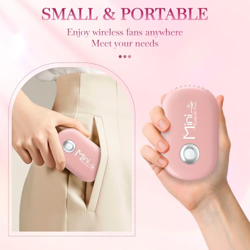Buqikma Mini Lash Fan Dryer for Eyelash Extensions - Portable & Rechargeable
