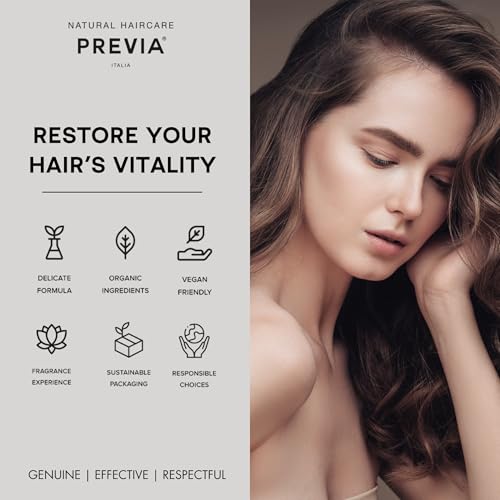 PREVIA Anti Frizz Leave-In Creme 3.38 oz - Hydrating Cream for All Hair Types