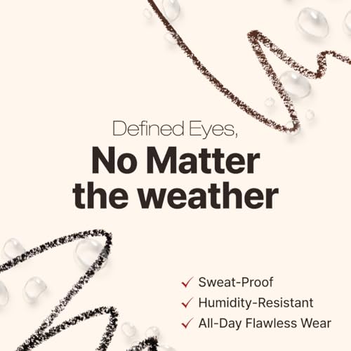 CLIO Extreme Gelpresso Eyeliner Pencil Black Brown 001 - Waterproof, High Pigment